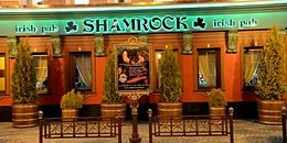 Shamrock restaurant in St. Petersburg, Russia