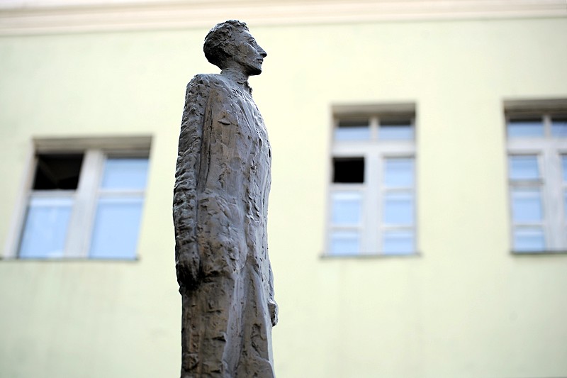 Monument to Alexander Blok erected in the courtyard of the Languages Department of St. Petersburg State University