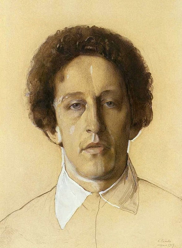 The portrait of Alexander Blok