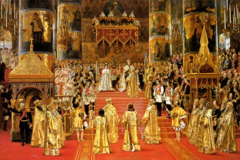 Coronation of Maria Fyodorovna and Alexander III Coronation of Maria Fyodorovna and Alexander III