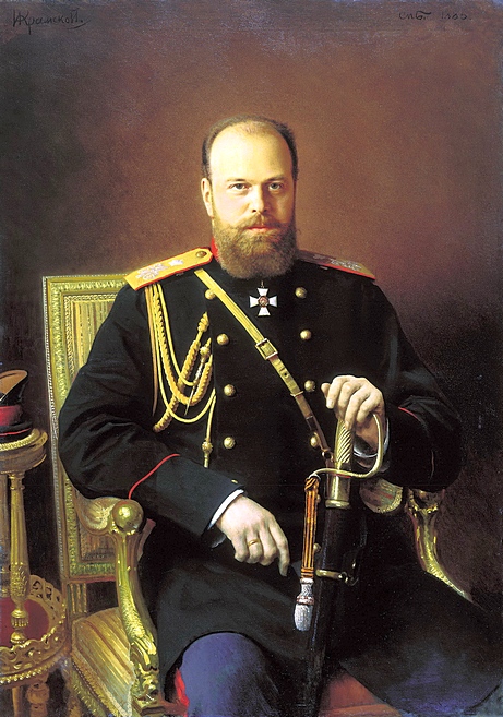 Oil on canvas. 1886. State Russian Museum Portrait of Alexander III