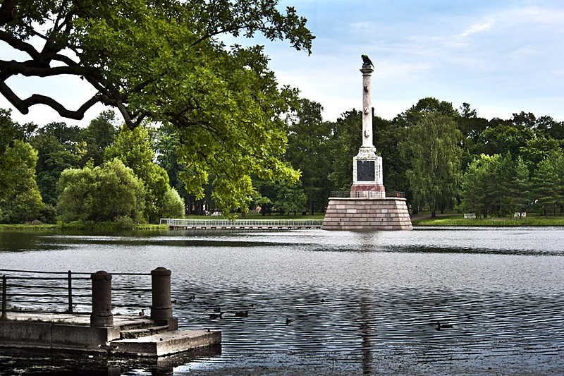 Chesma Column at Tsarskoye Selo, suburban royal estate south of St Petersburg