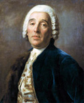 Portrait of Carlo Bartolomeo Rastrelli by Pietro Antonio Rotari