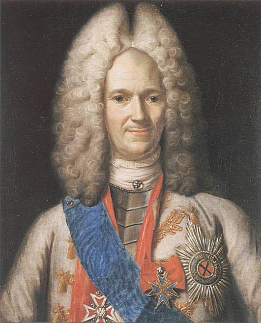 Oil on canvas. 1716-1720. State Hermitage Museum (Menshikov Palace) Portrait of Alexander Danilovich Menshikov
