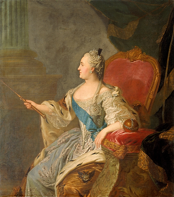 Oil on canvas. 1763. State Tretyakov Gallery Portrait of Catherine II