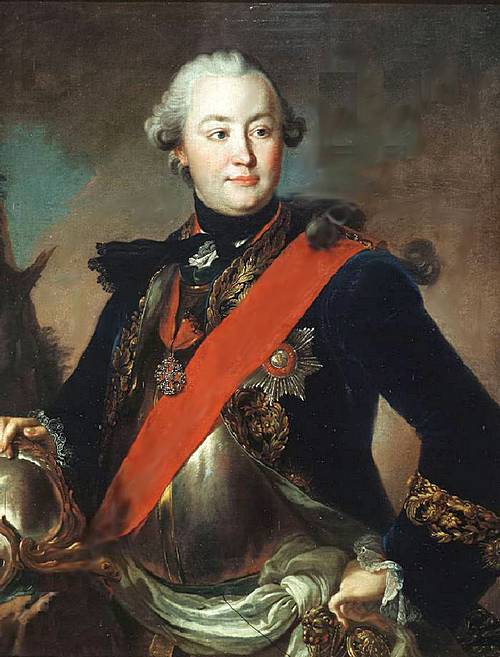 Portrait of Count Grigoriy Orlov in armour