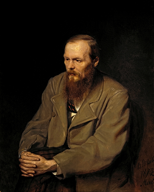 Oil on canvas. 1872. State Tretyakov Gallery, Moscow Portrait of Fyodor Dostoevsky