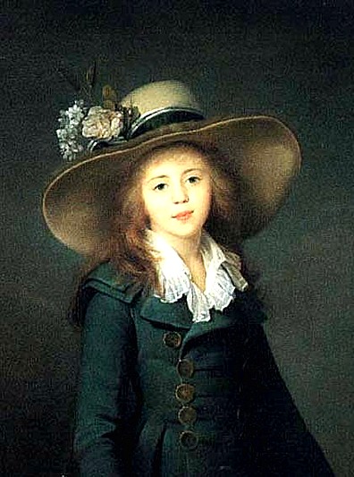 Portrait of Ekaterina Alexandrovna Stroganova by Jean-Louis Voille in St Petersburg, Russia