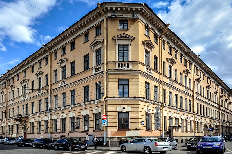 House in St Petersburg, Russia, which was once occupied by US Ambassador John Quincy Adams