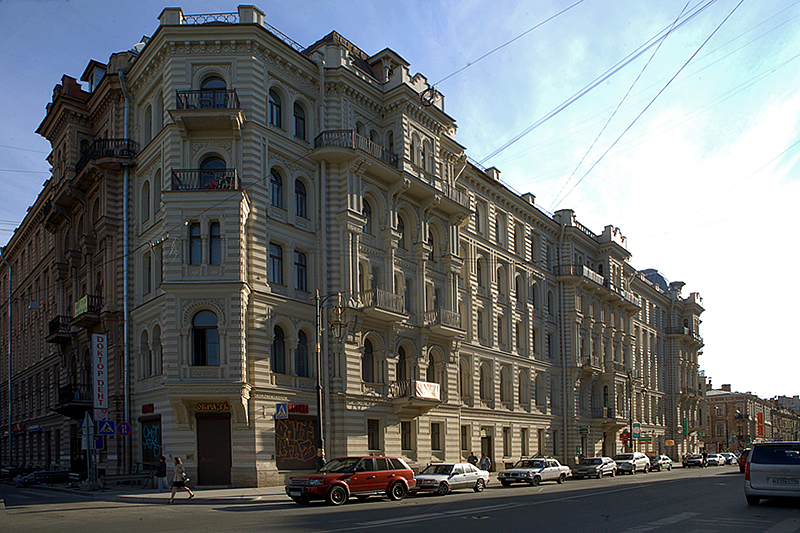 Muruzi House in St Petersburg, Russia, where Joseph Broodsky used to have an apartment