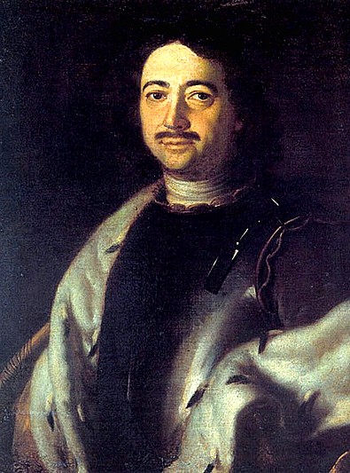 Portrait of Peter the Great by Louis Caravaque in St Petersburg, Russia