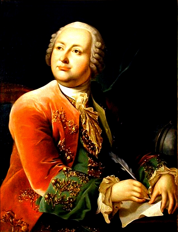 Portrait of Mikhail Lomonosov