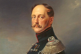 Portrait of Nicholas I painted by Kruger