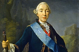 Portrait of Peter III painted by Lucas Conrad Pfandzelt