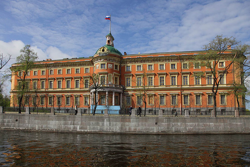 Mikhailovsky (Engineers') Castle built by Vincenzo Brenna in St Petersburg, Russia