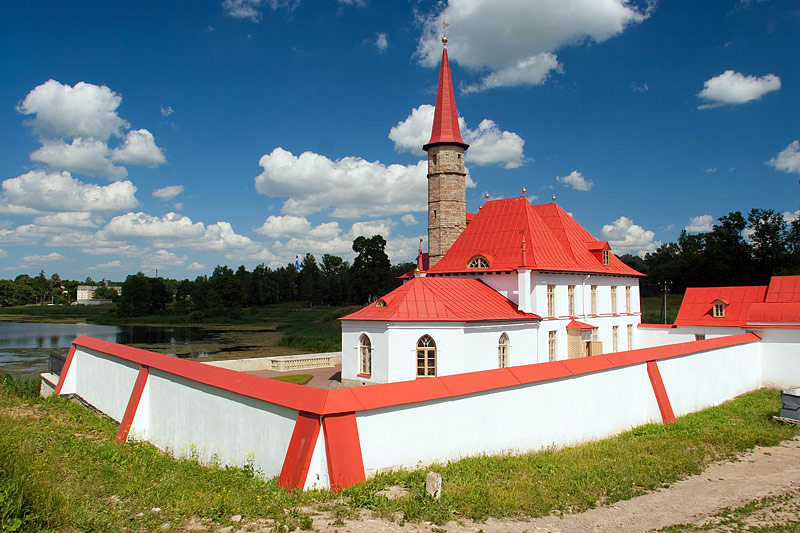 Priory Palace in Gatchina, south of Saint-Petersburg, Russia