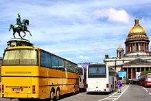 Group transport in St. Petersburg