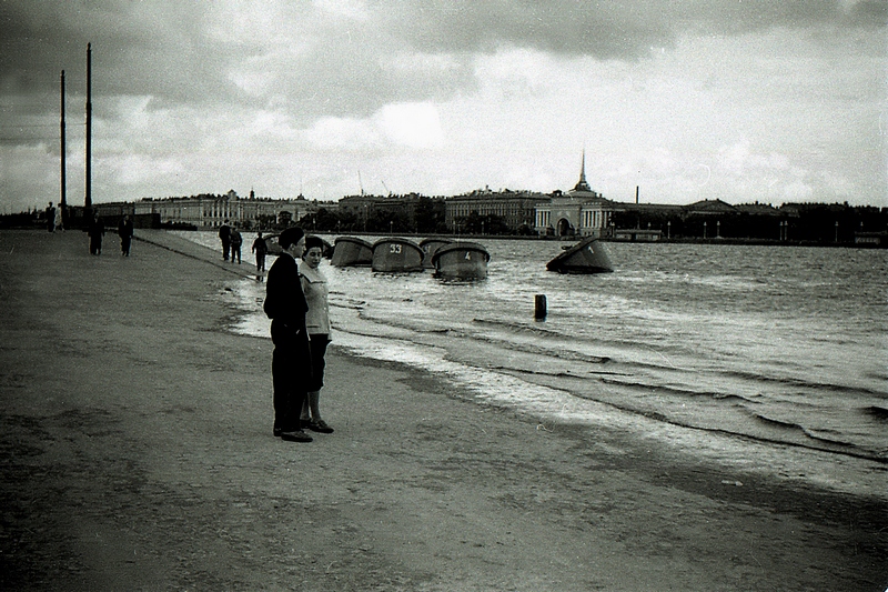Floods in Leningrad, Early 1950s Floods in Leningrad, Russia