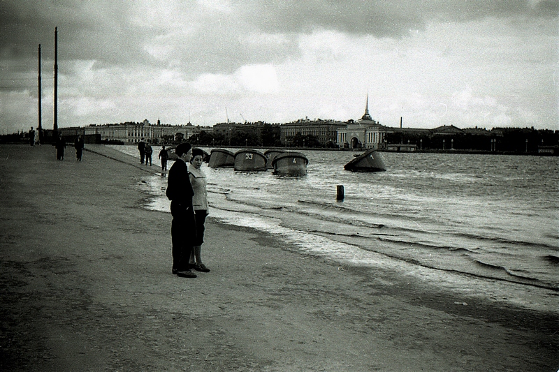 Floods in Leningrad, Russia