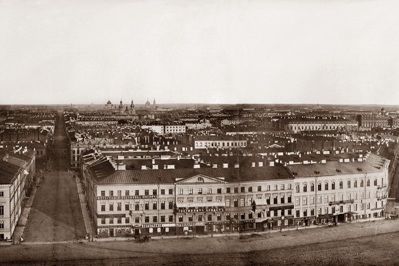 St. Petersburg. Panorama in 13 frames, taken from the tower of the Admiralty (Part 3) in St. Petersburg, Russia