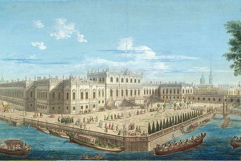 View of the Summer Palace of Empress Elizabeth