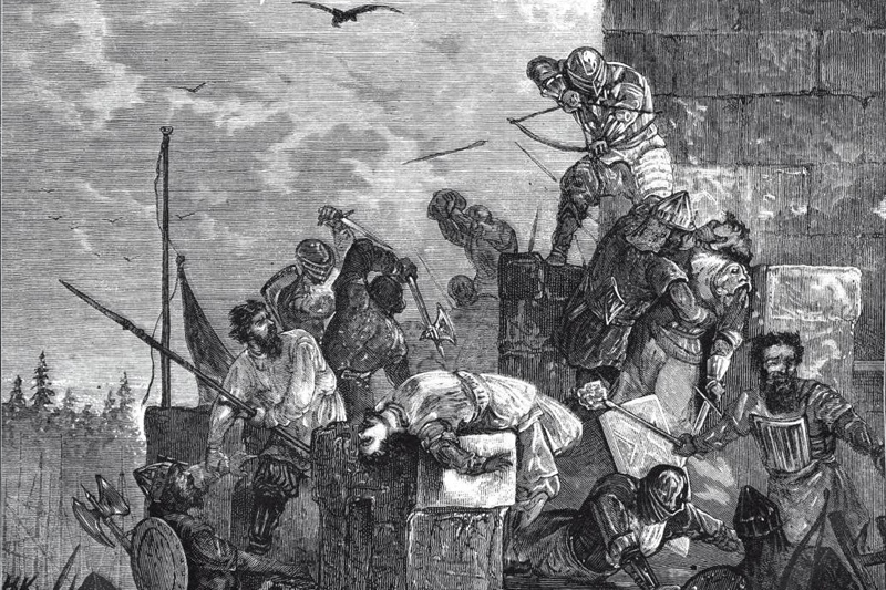 The capture by the Russians of Landskrona in 1301 The capture by the Russians of Landskrona in 1301