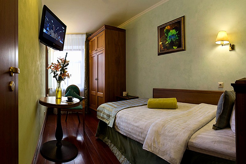 Economy Single at the 3MostA Hotel in St. Petersburg