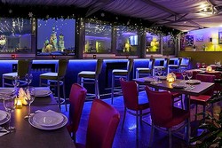 Restaurant at the 3MostA Hotel in St. Petersburg