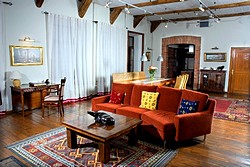 Lobby Lounge at the Alexander House Hotel in St. Petersburg