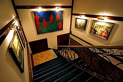 Staircase at the Alexander House Hotel in St. Petersburg