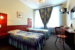 Twin Room at the AlexanderPlatz Hotel in St. Petersburg