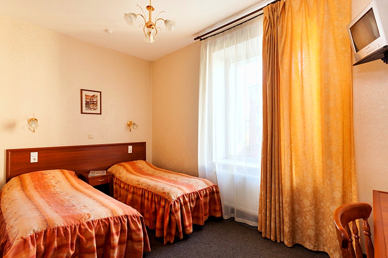 Economy Twin Room at the AlexanderPlatz Hotel in St. Petersburg