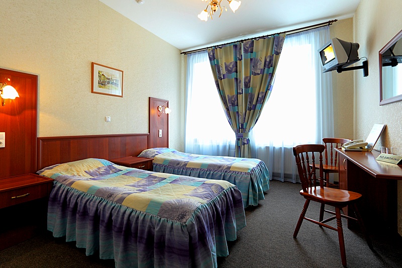 Twin Room at the AlexanderPlatz Hotel in St. Petersburg