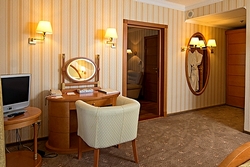 Livingroom of the Suite at the Ambassador Hotel in St. Petersburg