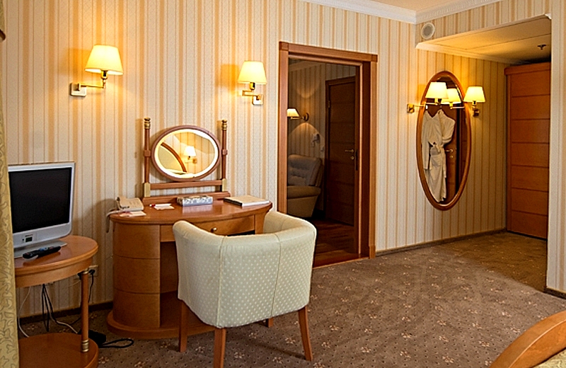 Livingroom of the Suite at the Ambassador Hotel in St. Petersburg
