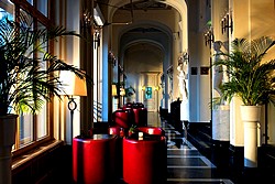 Gallery at the Angleterre Hotel in St. Petersburg