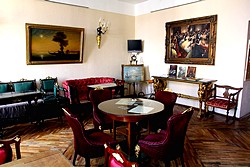 Lobby at the Art Hotel Rachmaninov in St. Petersburg