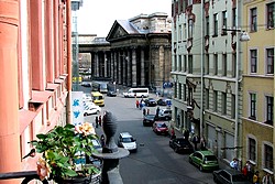 Window View at the Art Hotel Rachmaninov in St. Petersburg