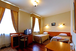Standard Twin Room at the Arkadia Hotel in St. Petersburg