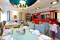 Restaurant at the Arkadia Hotel in St. Petersburg