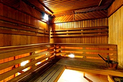 Sauna at the Arkadia Hotel in St. Petersburg