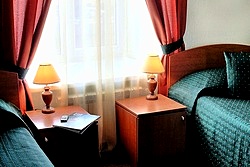Standard Twin Room at the Asteria Hotel in St. Petersburg