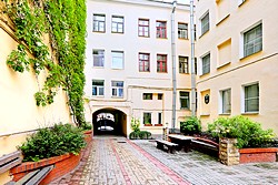 Austrian Yard Apartments in St. Petersburg