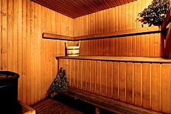 Sauna at the Austrian Yard Apartments in St. Petersburg