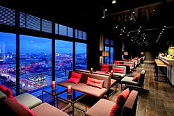 Sky Bar at the Azimut Hotel St. Petersburg in St. Petersburg