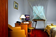 Standard Single Room at the Brothers Karamazov Hotel in St. Petersburg