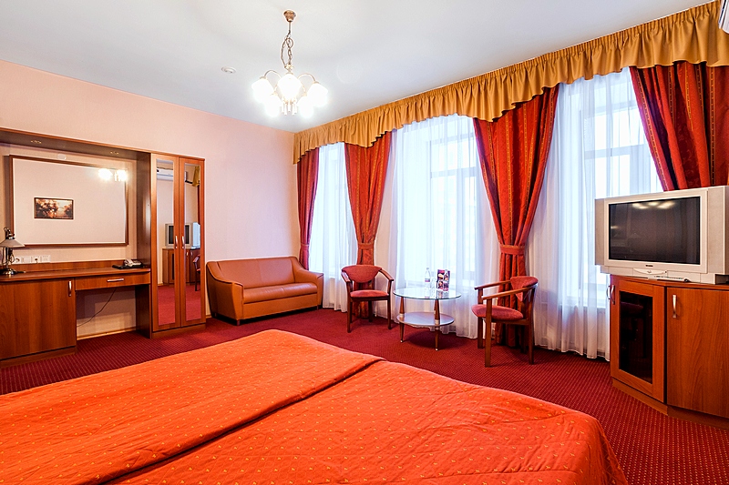 Deluxe Double Room at the City Hotel Comfitel in St. Petersburg
