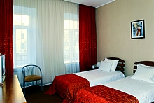 Standard Twin Room at the Columb Hotel in St. Petersburg