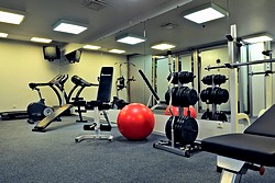 Gym at the Dostoevsky Hotel in St. Petersburg