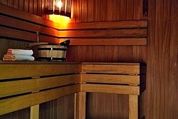 Sauna at the Dostoevsky Hotel in St. Petersburg